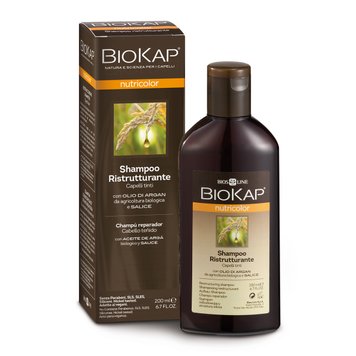 Восстанавлюющий шампунь для окрашенных волос Biokap Nutricolor Restructuring Shampoo 200 ml bio014 фото